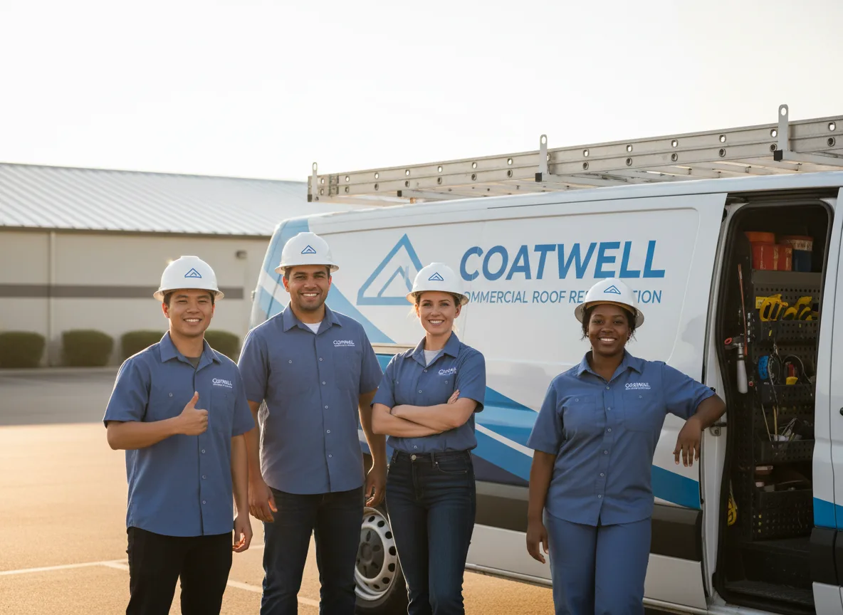 Commercial roof coating company in Worden, IL